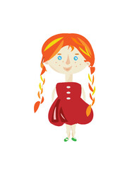 Ginger-haired girl
