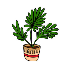 Vector children's design ,for a postcard banner sticker.Plants,flowers of spring