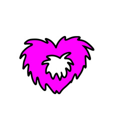 Vector children's design for backgrounds and fabrics, postcards, stickers. Valentine's day