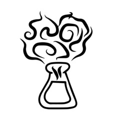 Vector children's design on a white isolated background for banners postcards and stickers