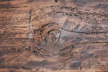 Cracked wood texture. Old peeling paint background. Grunge wooden wall background. Broken wood desk structure. Vintage board pattern design. Tree bark design. Vintage wood pattern.