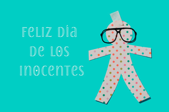 happy innocents day in spanish and paper doll