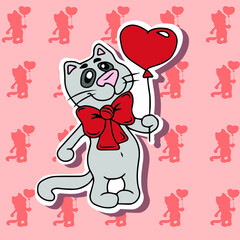 Vector children's design ,for a postcard banner sticker,