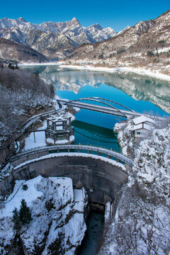Lago di Barcis , Pordenone , Italia