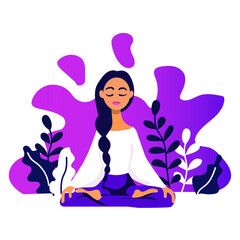 yoga in the lotus selfcare calmlness love fitness