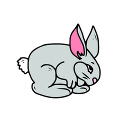  Vector children's design ,for a postcard banner sticker.Easter