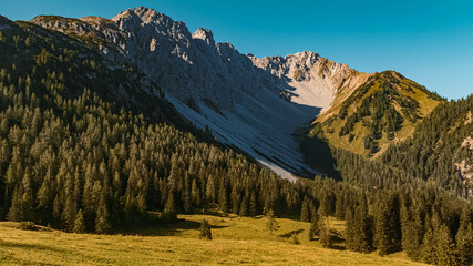 Beautiful alpine summer view at the famous Marienbergbahn Biberwier, Tyrol, Austria