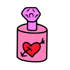 Vector children's design for backgrounds and fabrics, postcards, stickers. Vials