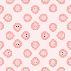 Lion pattern seamless in freehand style. Head predator on colorful background. Vector illustration for textile.