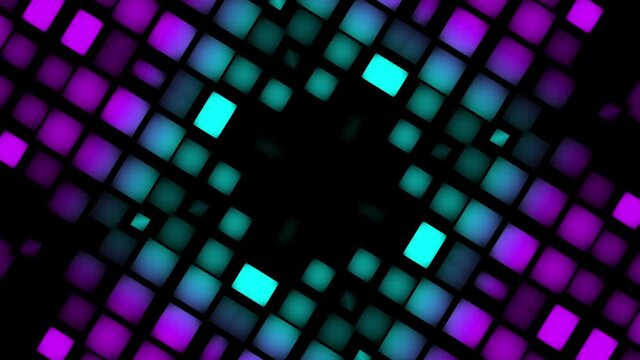 neon graphic abstract modern bright color box dance floodlight lights flashing art design element twist intro off amazing computer graphics 4k neon