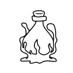 Vector children's design for backgrounds and fabrics, postcards. Vessel