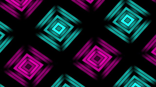 neon graphic abstract modern bright color box dance floodlight lights flashing art design element twist intro off amazing computer graphics 4k neon