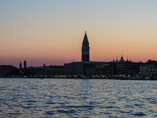 View of Venice by the sunset - Venice, Italy