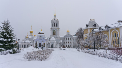 The Transfiguration Church in Nizhny Novgorod in winter	
