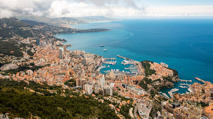 Obraz premium view from the top of the mountain