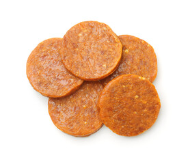 Oganic pressed dried apricot and almond discs