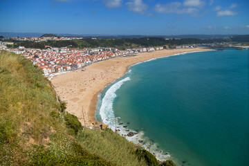 Nazare town and beach