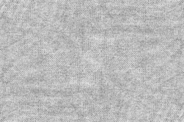 Abstract grunge texture on white linen fabric for background