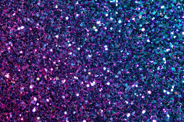 Are Plane Of  Purple To Blue Glitter Background