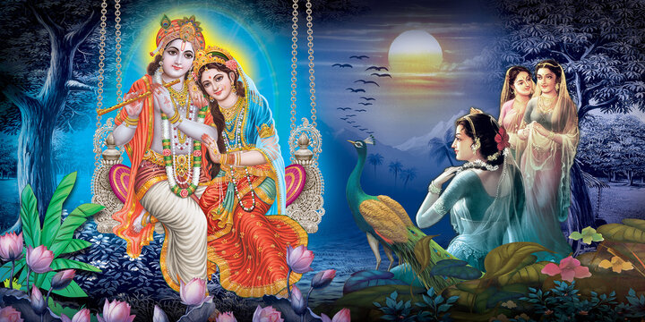 Hindu God Sri Krishna Radha Rani Pictures Photos Images And Wallpaper