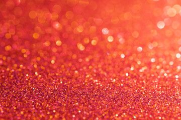 Are Plane Of  Red Glitter Background