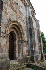 Fototapeta premium Windows to the Spanish Romanesque in the Valle de Mena, Burgos