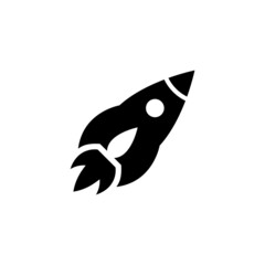 Rocket icon vector. Startup icon vector.