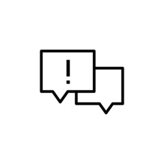 Warnings Related Vector Line Icons.