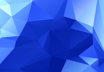 Elegant blue polygon background