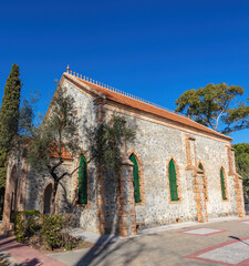 Fototapeta premium Anglican Church of Bella Vista in Minas de Riotinto, Huelva, Andalusia, Spain