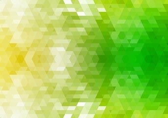 Abstract green geometric shapes background