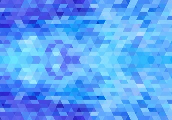 Fototapeta na wymiar Modern blue geometric shapes background