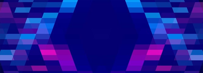 Abstract colorful geometric banner background