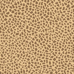 Seamless pattern with irregular dots. Hand drawn vector illustration. Flat color design, easy to recolor.