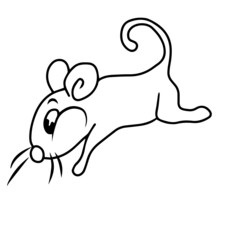 Vector children's design ,for a postcard banner sticker.Funny Vector children's design ,for a postcard banner sticker.Funny mouse