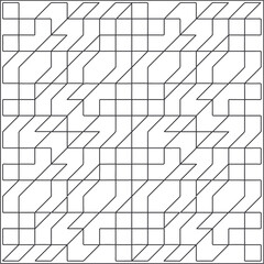 Vector geometric pattern. Repeating elements stylish background abstract ornament for wallpapers and backgrounds. Black and white pattern.