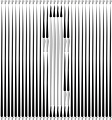 Lines Forming Letter Logo Design - Letter t