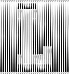 Lines Forming Letter Logo Design - Letter L