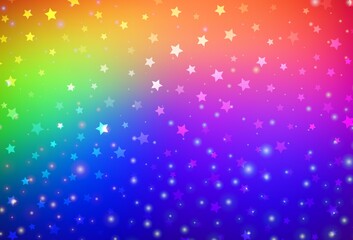 Dark Multicolor vector background in Xmas style.