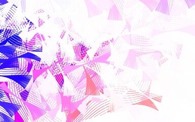 Light Blue, Red vector backdrop with memphis shapes.