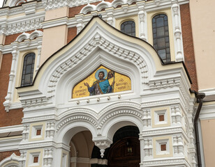 Alexander Nevsky Cathedral in Tallinn Old Town, Estonia. Fragment