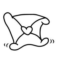 Vector children's design for backgrounds and fabrics, postcards, stickers. Letter