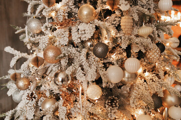 Christmas tree with decorations