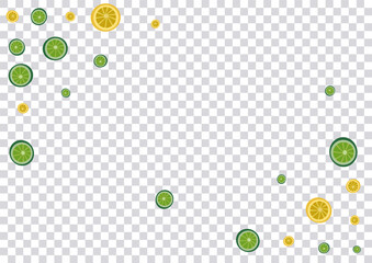 Grass Lime Background Transparent Vector. Isolated Decoration. Grass Lime Food. Effect Fruit Juicy Illustration.