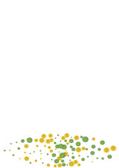 Yellow Lemon Background White Vector. Lime Vegetable Illustration. Juicy Juice Citrus. Bright Detox Decoration.