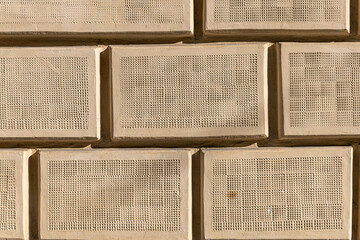 Obraz premium Quader einer Hauswand