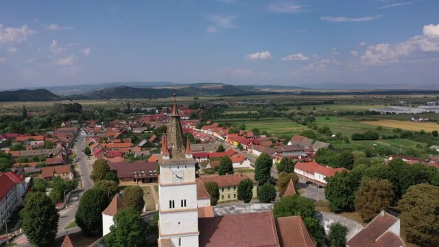 The castle church of harman in Romania