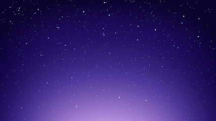 Colourful starry night sky. Galaxy background. Abstract constellation background. © Natalya