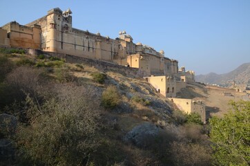 Fototapeta premium Beautiful view of Amber Fort
