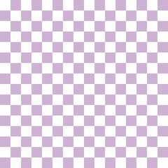 Purple and white checkerboard seamless pattern background. Vector illustration.